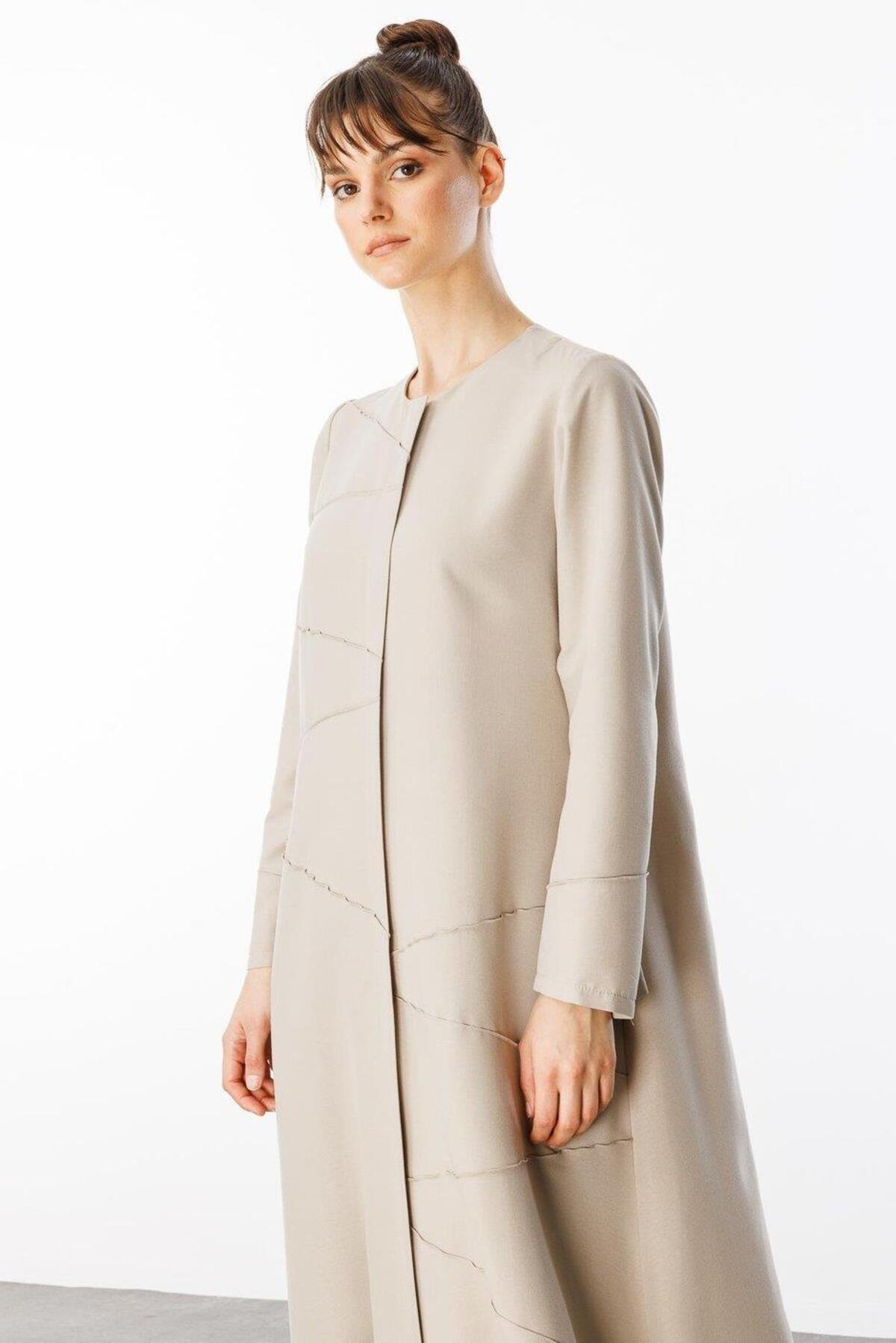 BİSİKLET YAKA DİKİŞ DETAYLI KAP BİSİKLET YAKA DİKİŞ DETAYLI KAP