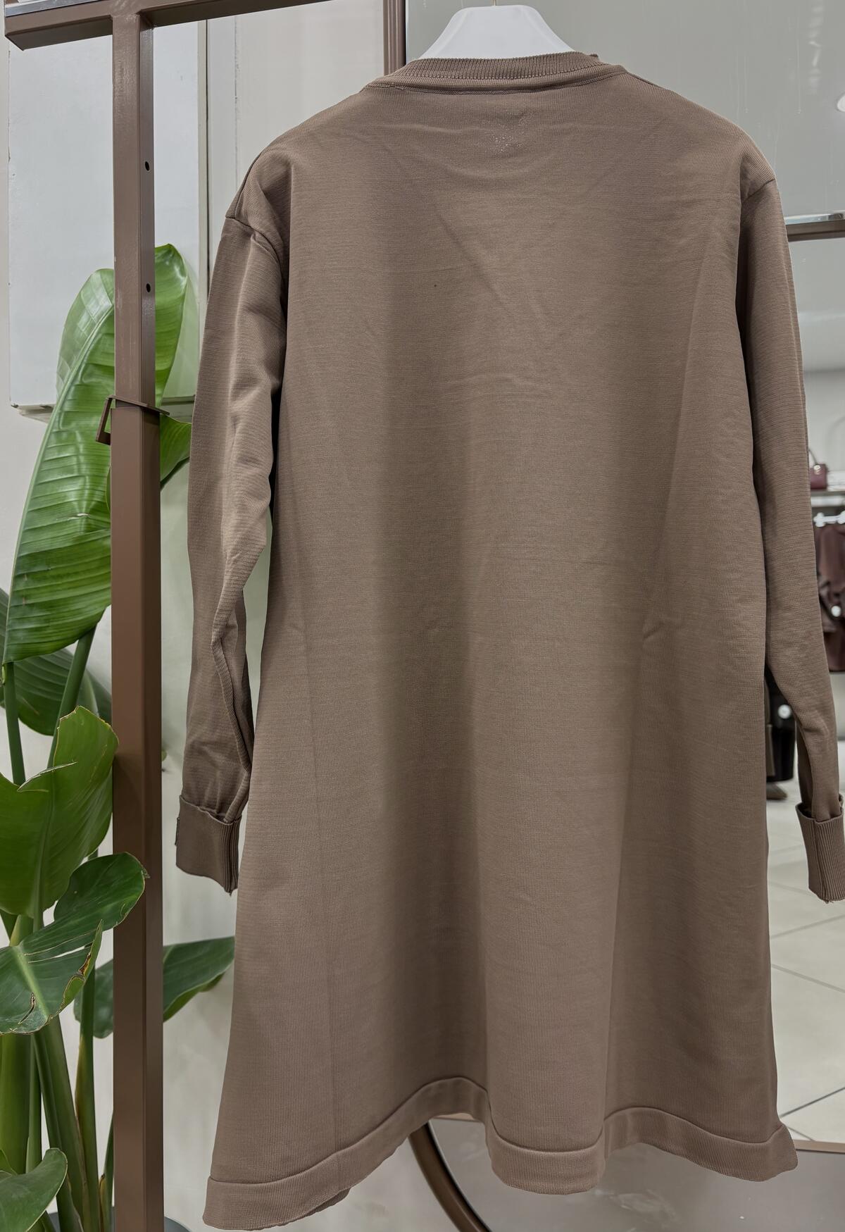 DÜZ RENK LİKRA TUNİK