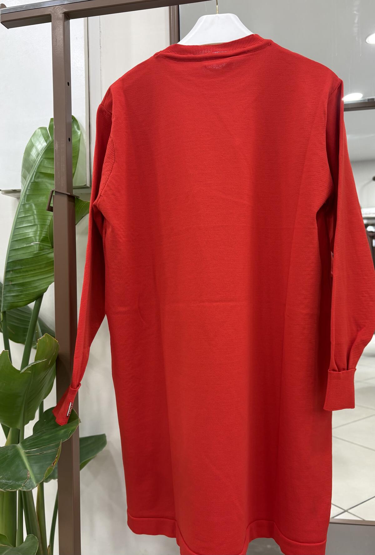 DÜZ RENK LİKRA TUNİK