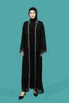 TAŞLI YELEKLİ ŞİFON ABAYA