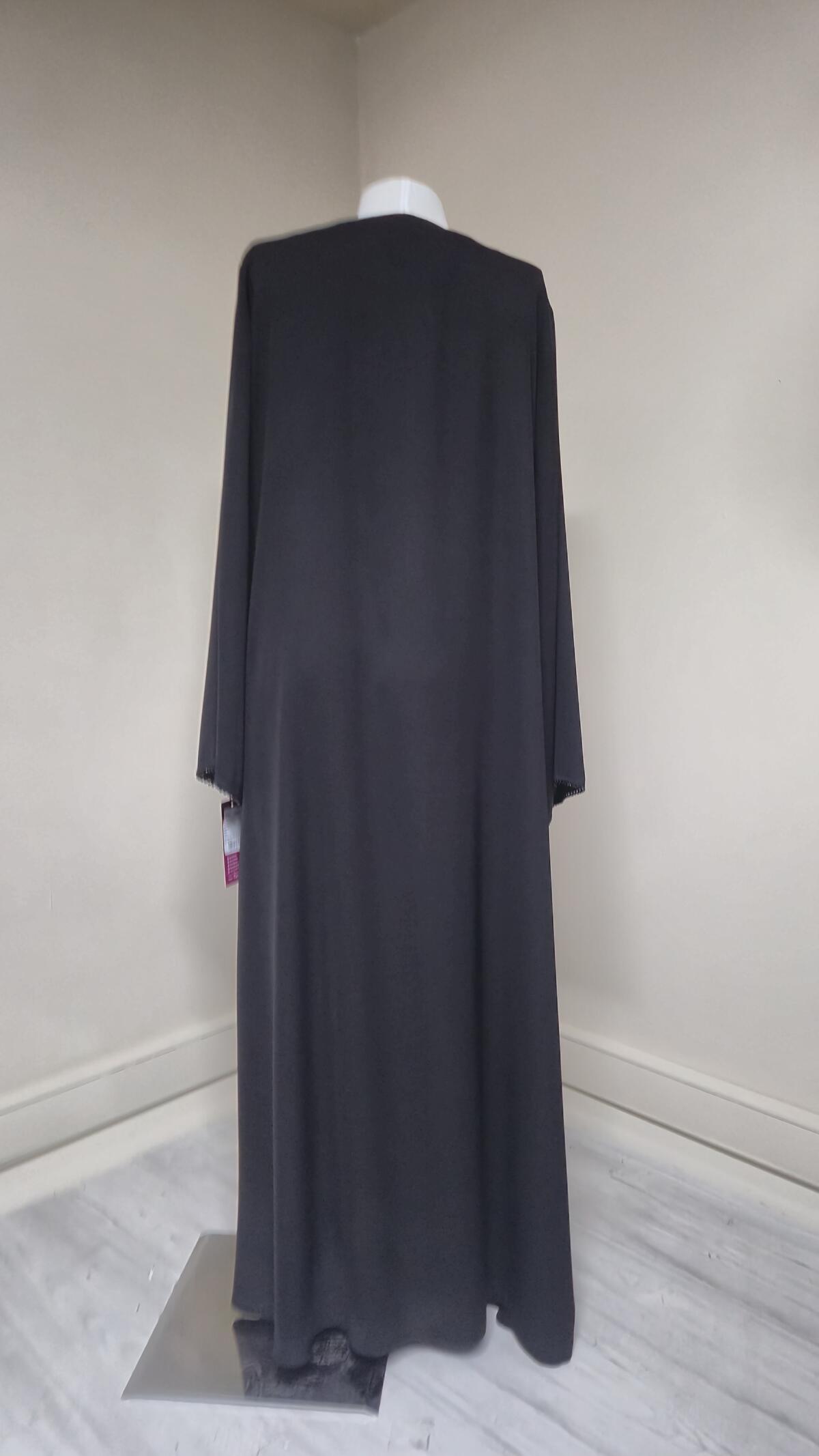 TAŞ DETAYLI DUBAİ FERACE