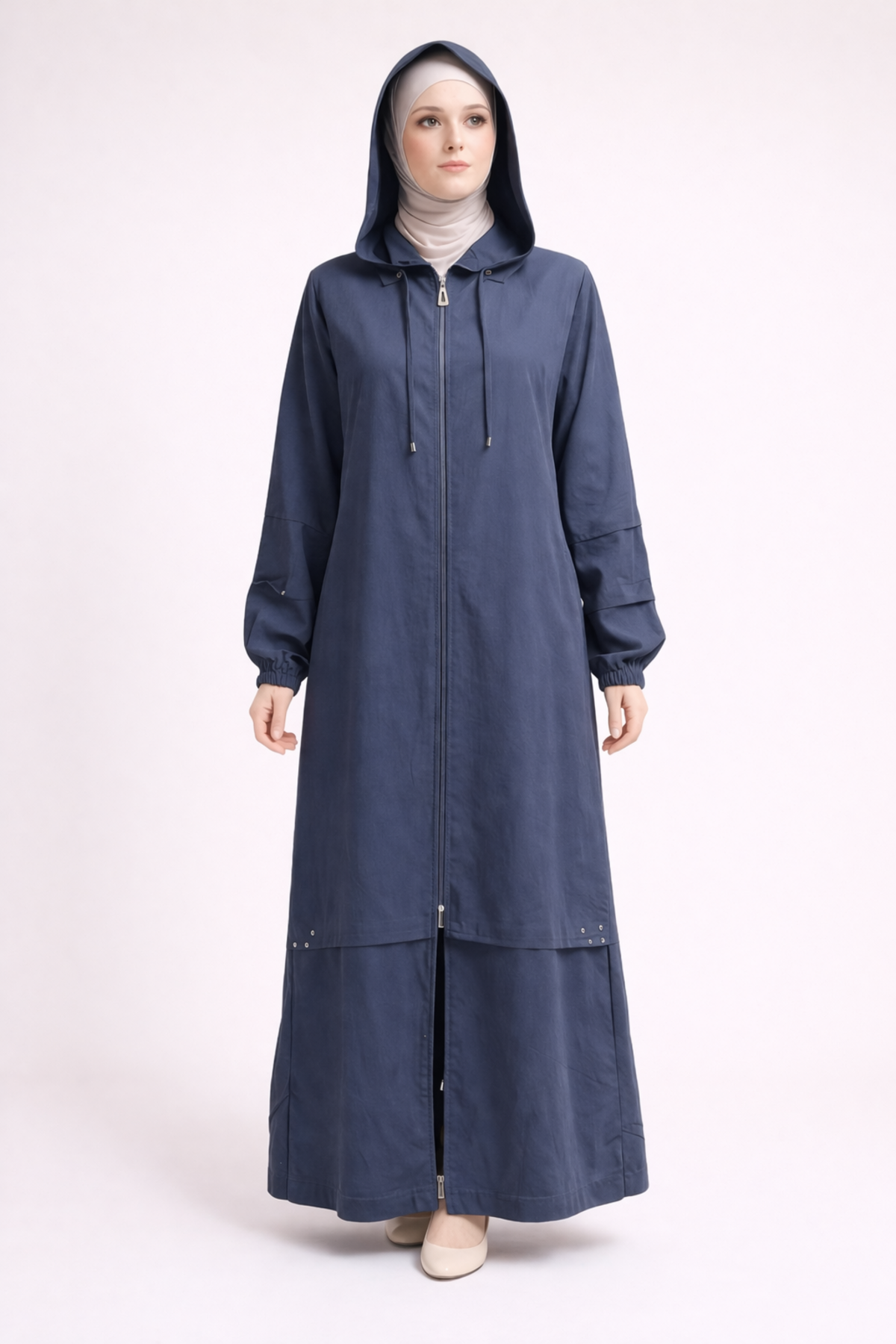 KAPŞONLU ETEK BANTLI KAP