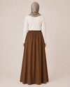 LASTİKLİ TENCEL ETEK