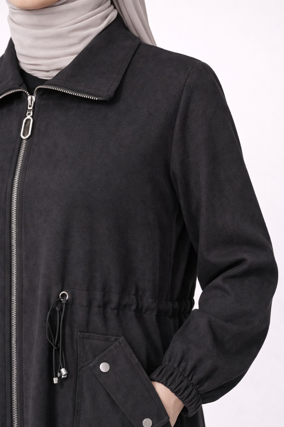 BEL BÜZGÜLÜ CEP DETAYLI KAP