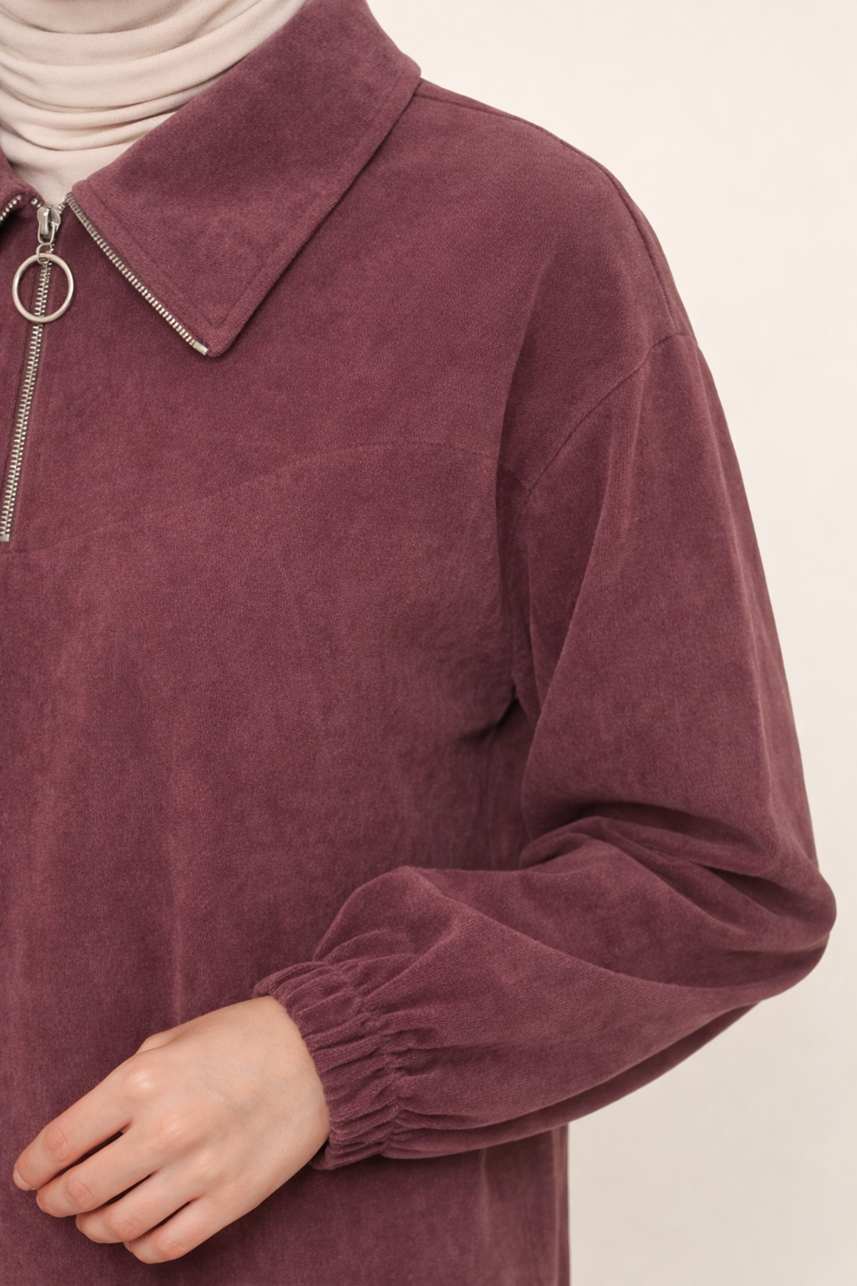 YARIM FERMUARLI TENCEL ETEKLİ TAKIM