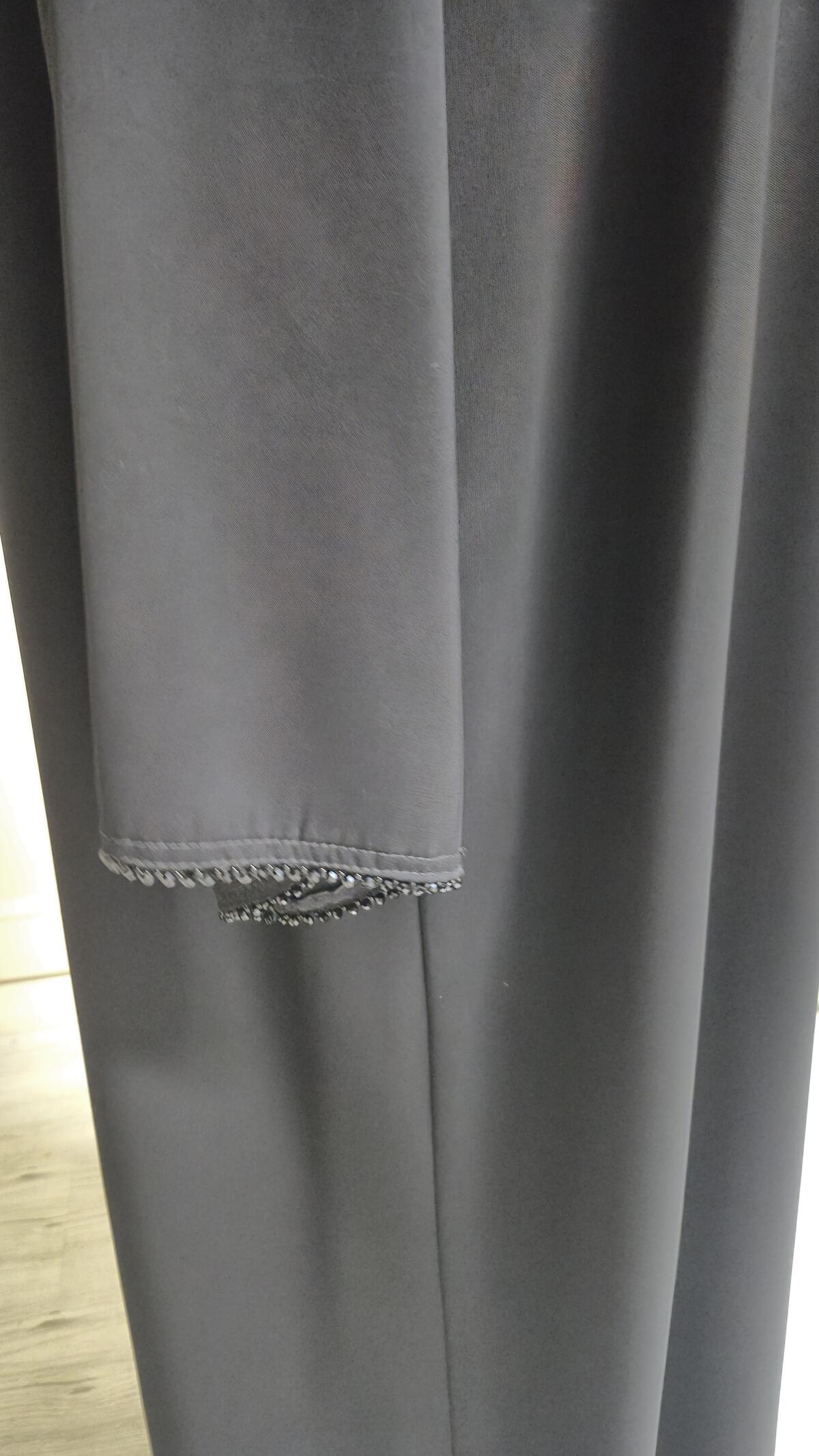 TAŞ DETAYLI DUBAİ FERACE