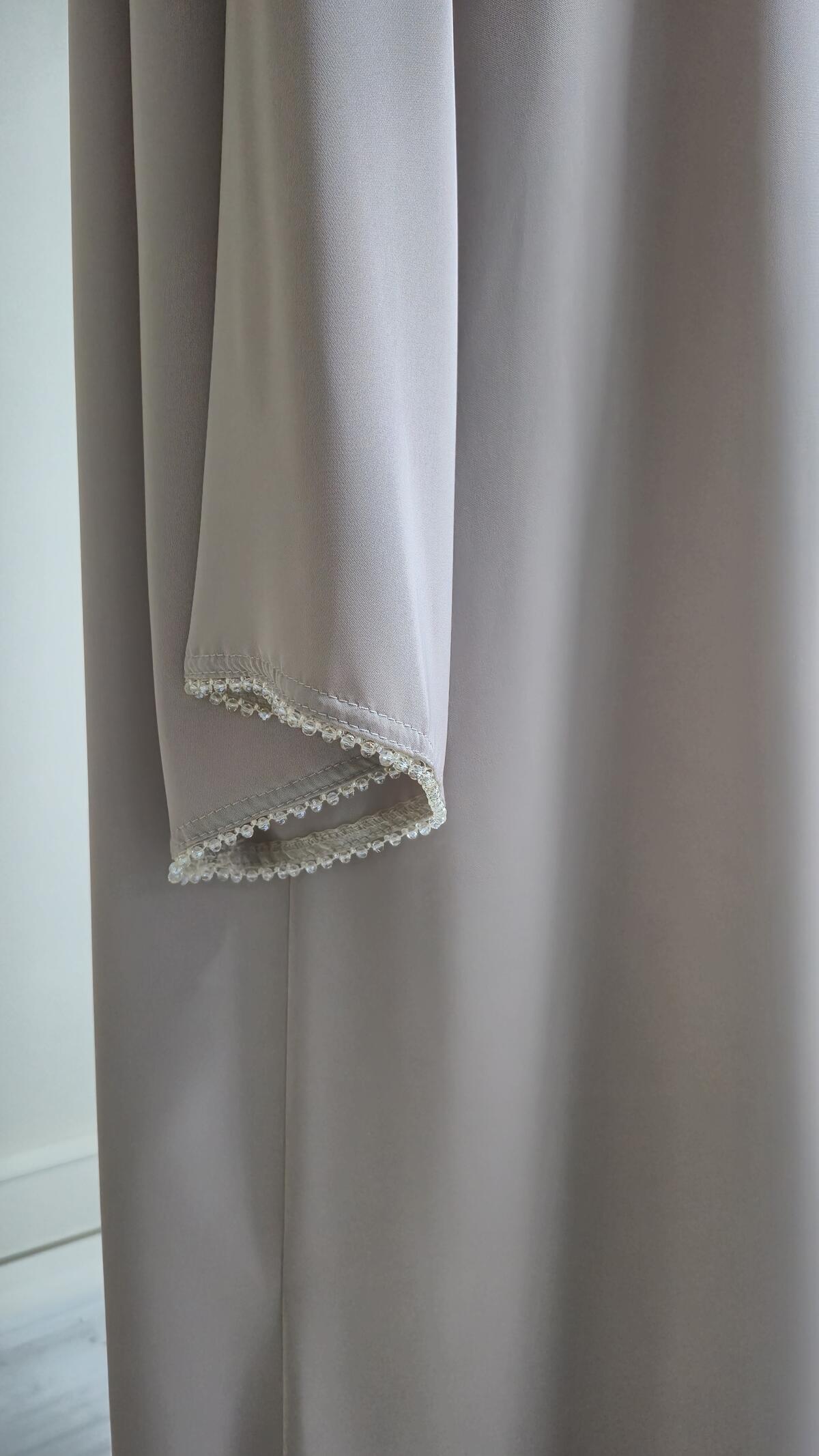 TAŞ DETAYLI DUBAİ FERACE