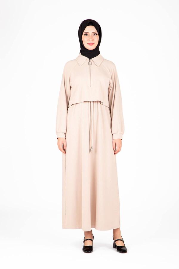 BOLEROLU ÖRME ELBİSE