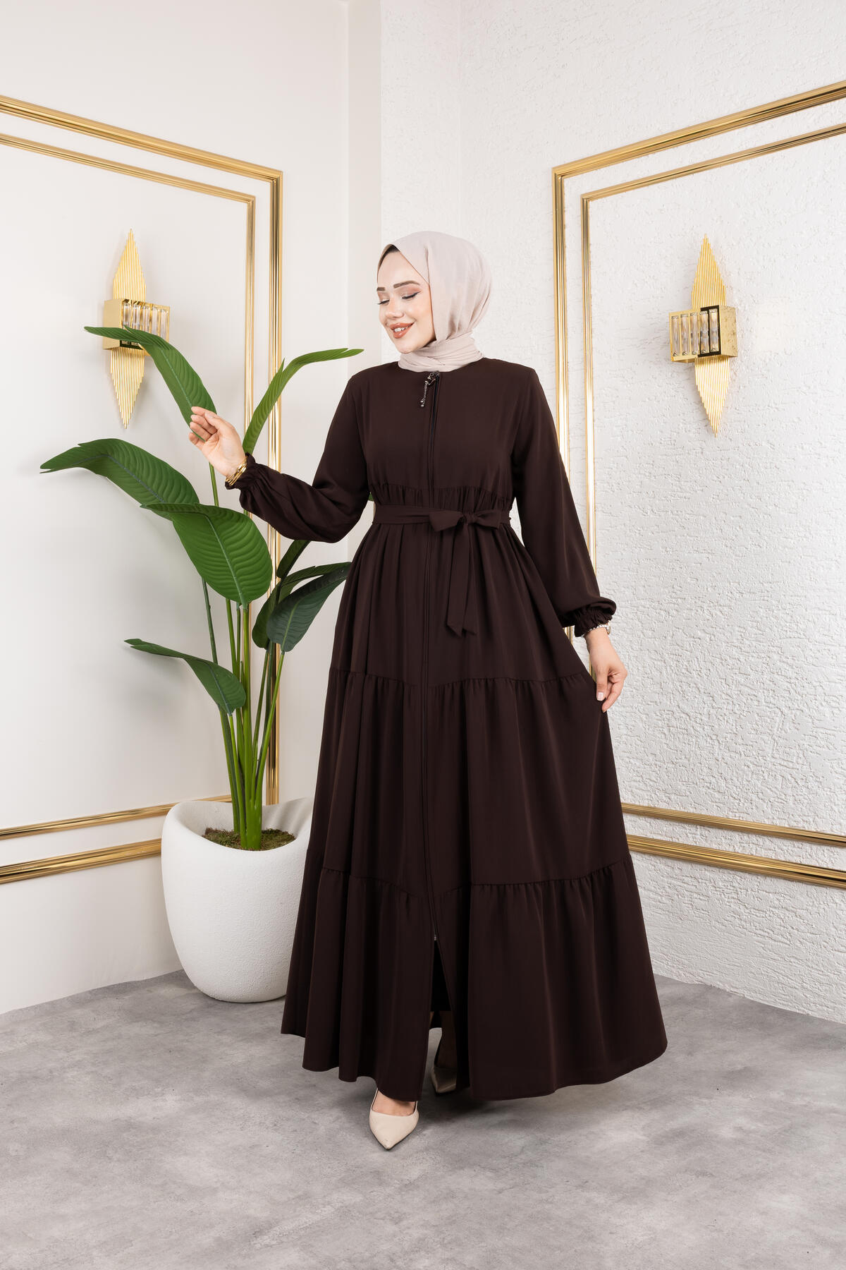 ÜÇ KATLI BÜZGÜLÜ FERACE