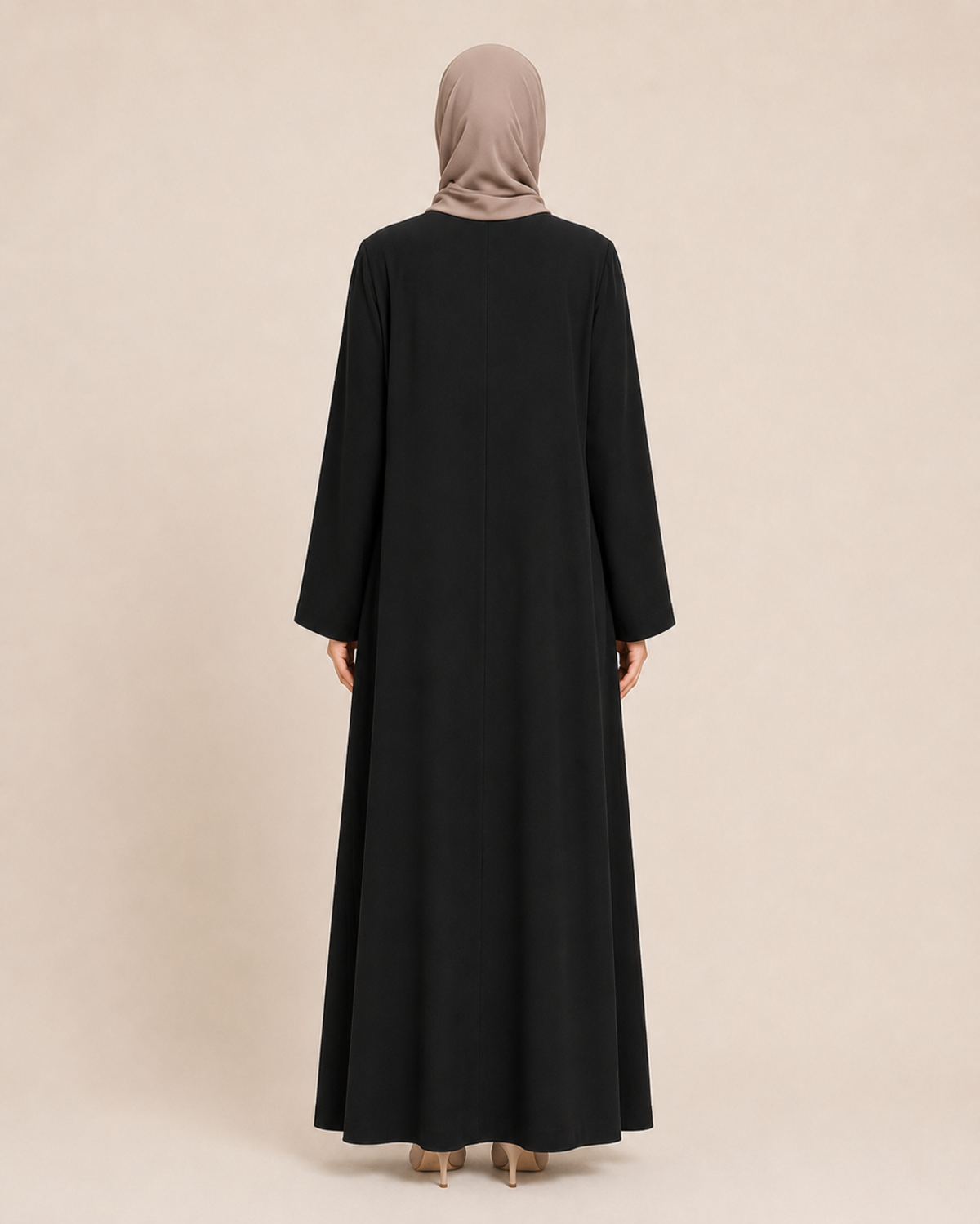 OVAL CEPLİ ÇIT ÇIT DETAYLI FERACE