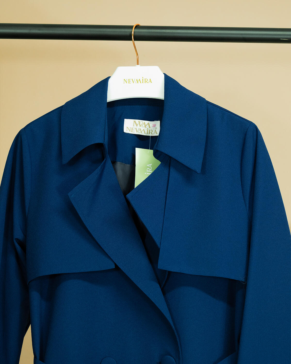 RÜZGARLIKLI TEK DÜĞME TRENÇKOT