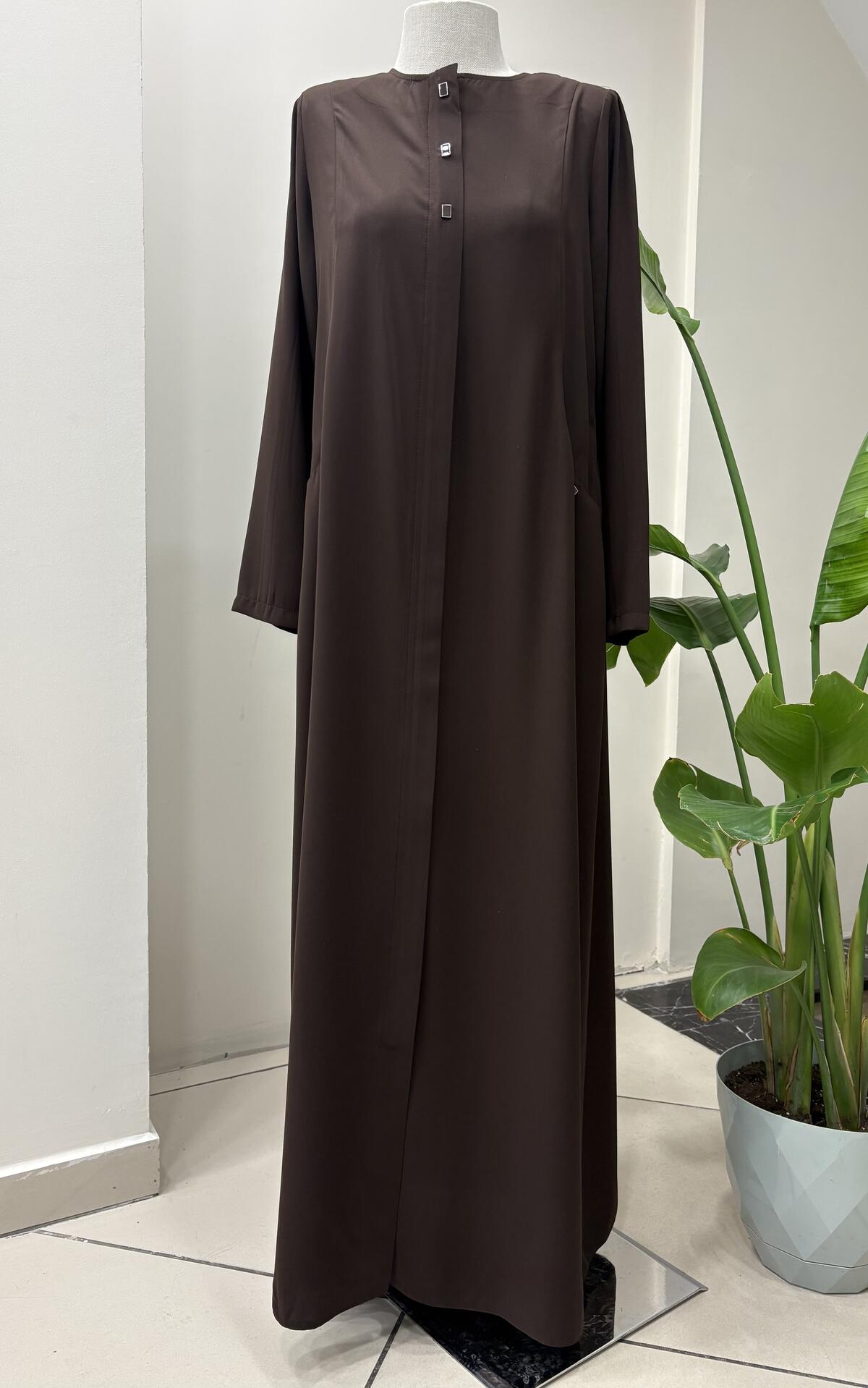 OVAL CEPLİ ÇIT ÇIT DETAYLI FERACE