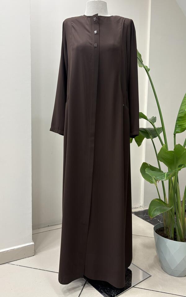 OVAL CEPLİ ÇIT ÇIT DETAYLI FERACE