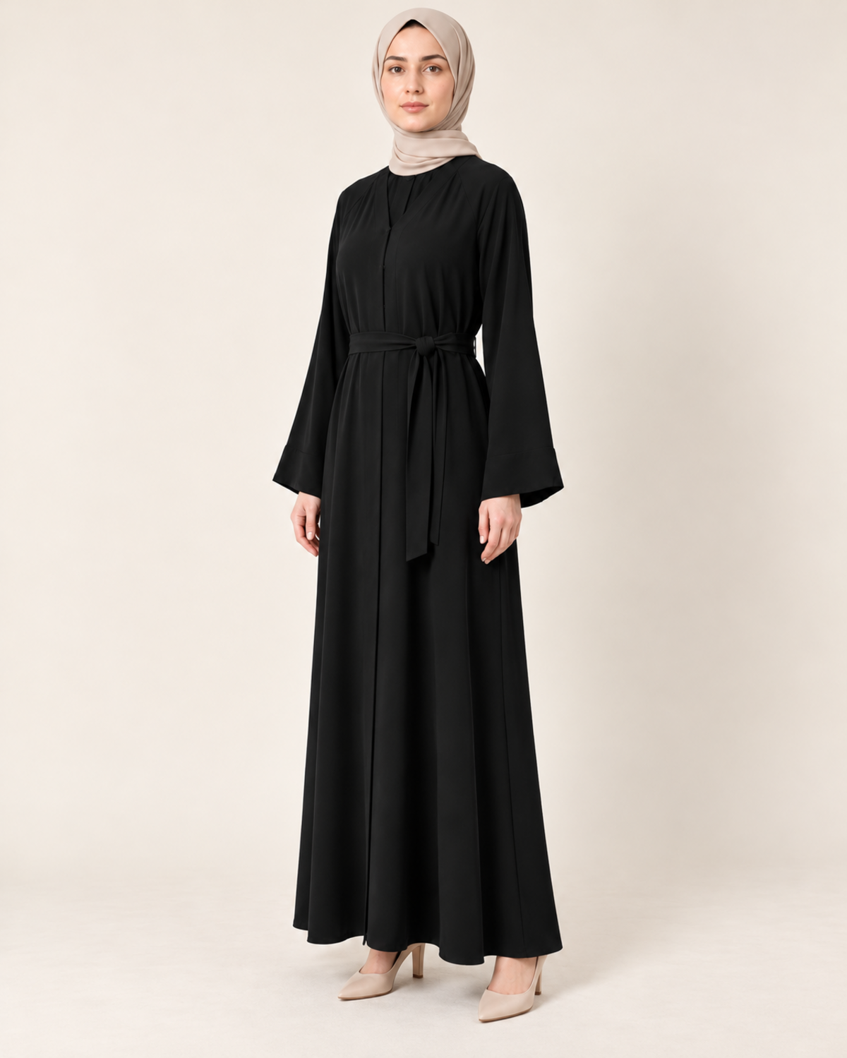 ÇITÇITLI MEDİNE İPEĞİ ABAYA