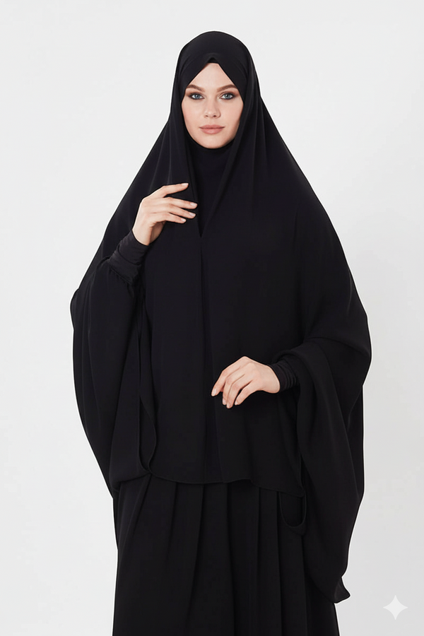 ÇARŞAF GİZLİ PEÇELİ TEK PARÇA İPEK