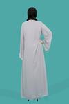 TAŞLI YELEKLİ ŞİFON ABAYA