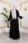 GÜPÜRLÜ DANTELLİ ELBİSE