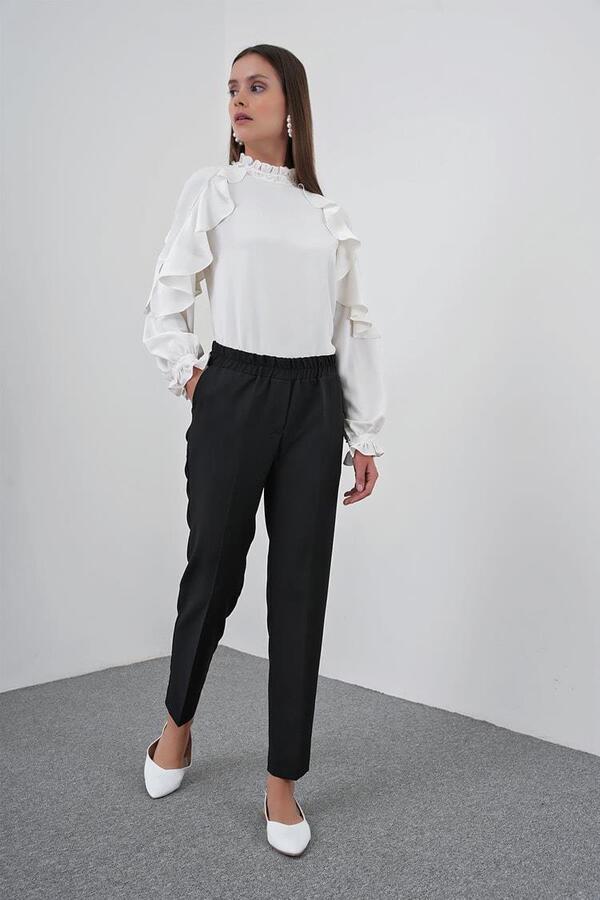 BEL LASTİKLİ CEPLİ COSY PANTOLON