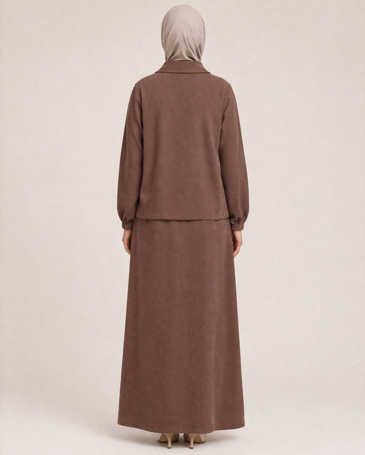 YARIM FERMUARLI TENCEL ETEKLİ TAKIM