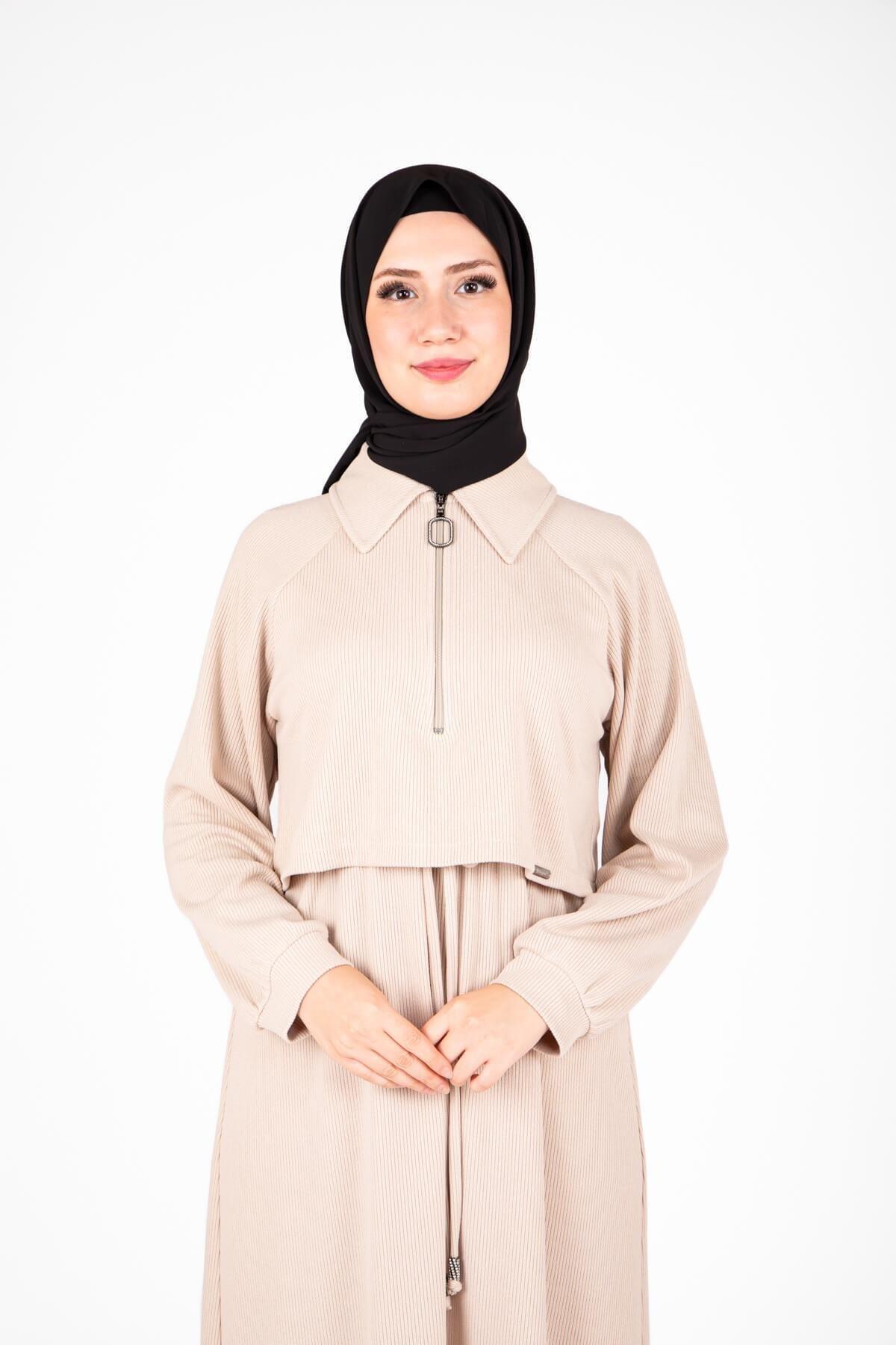 BOLEROLU ÖRME ELBİSE