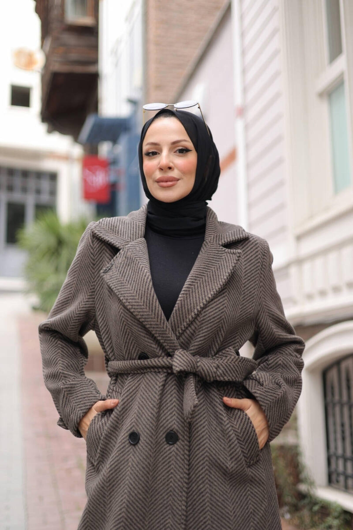 KRUVAZE YAKA BALIKSIRTI KABAN