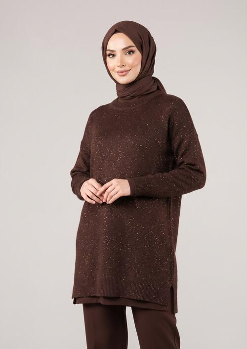 PUL DETAYLI OVERSİZE TUNİK