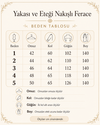 YAKASI VE ETEĞİ NAKIŞLI FERACE