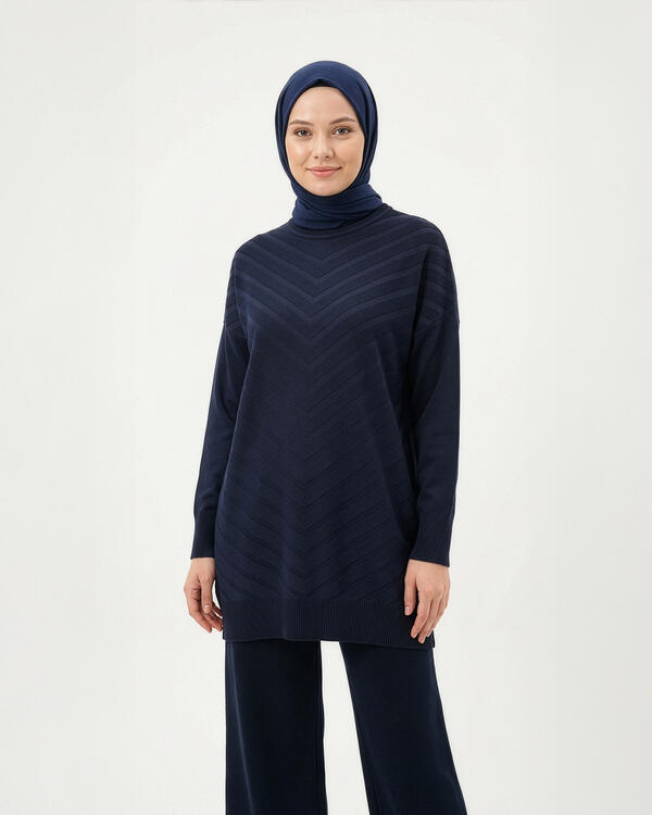 VEREV DESEN UZUN KAZAK