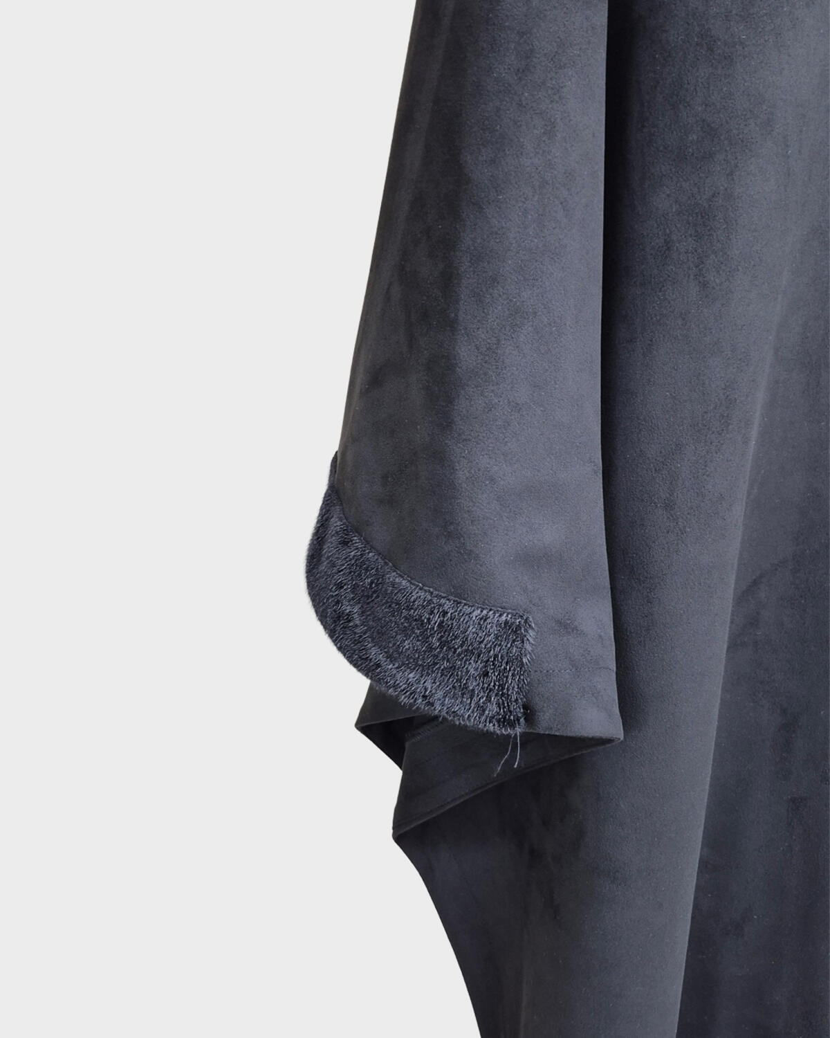 KÜRK YAKALI SÜET PANÇO