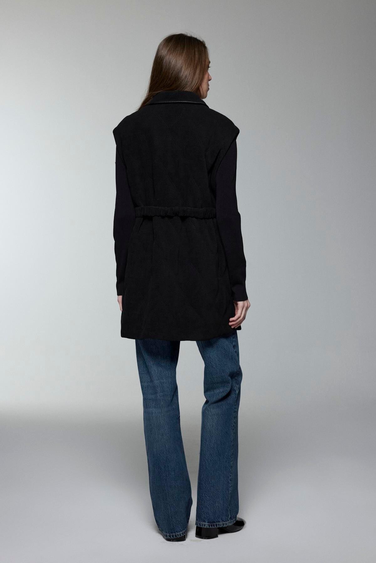 KEMERLİ CEP DETAYLI YELEK