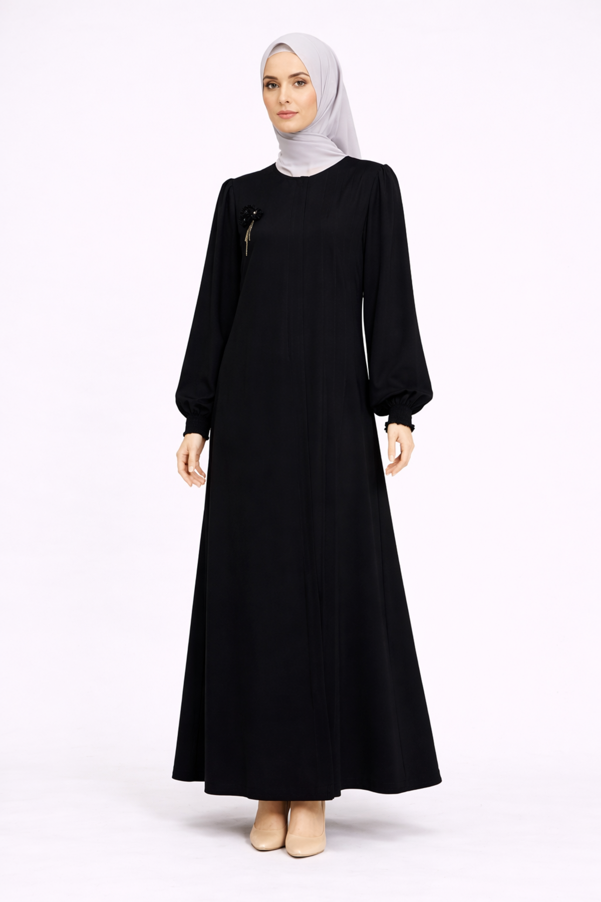 GÜL AKSESUALI 3 BİYELİ FERACE