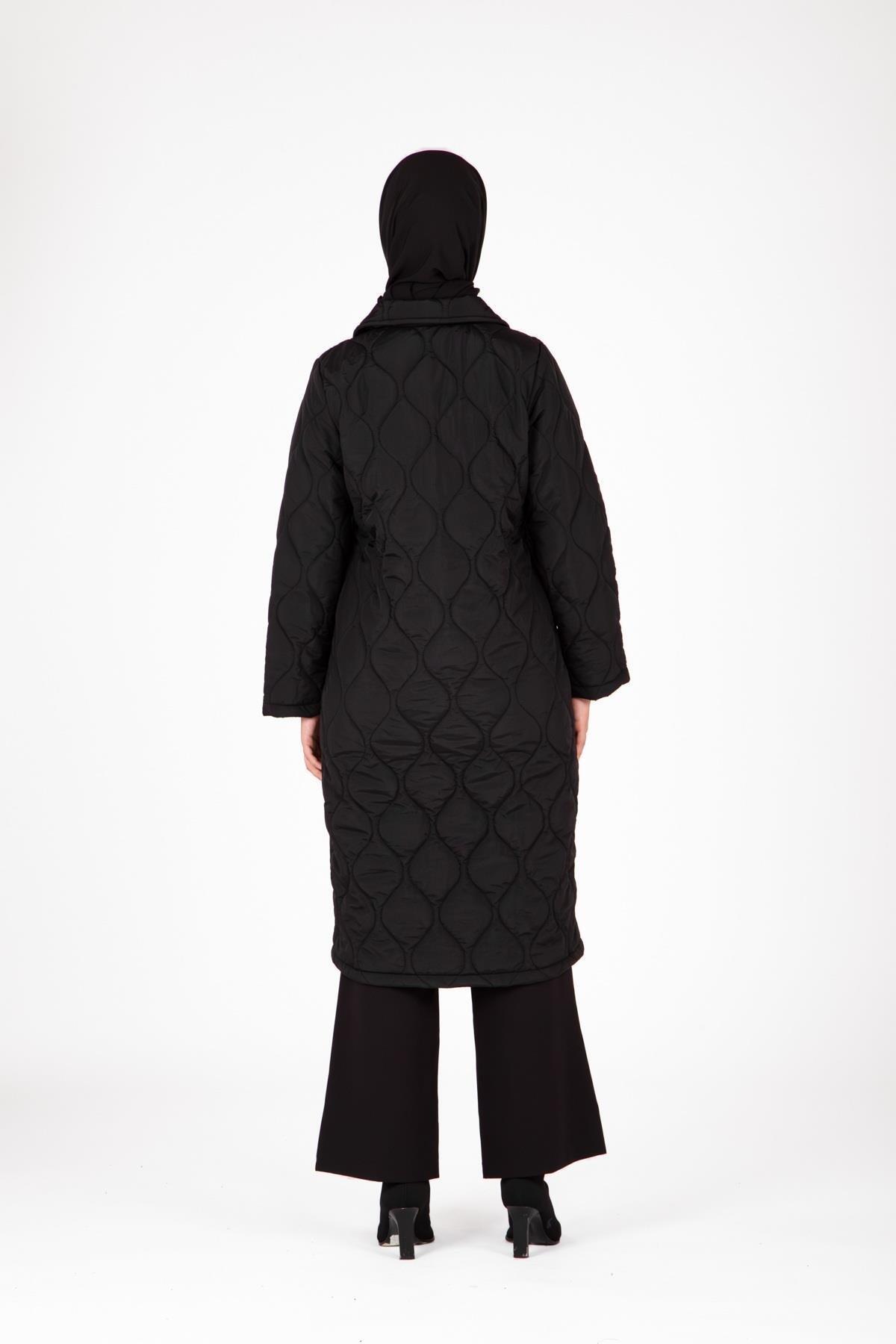 YAKALI ÖN CEP DETAYLI ŞÖMZİYE MONT