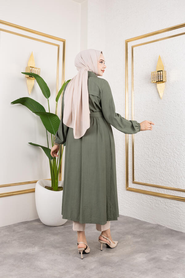 KRUVAZE YAKA ÇİFT DÜĞME KAP