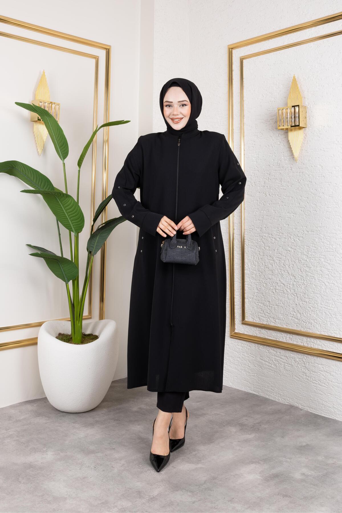 SIRT DETAYLI KUŞGÖZÜ KAP