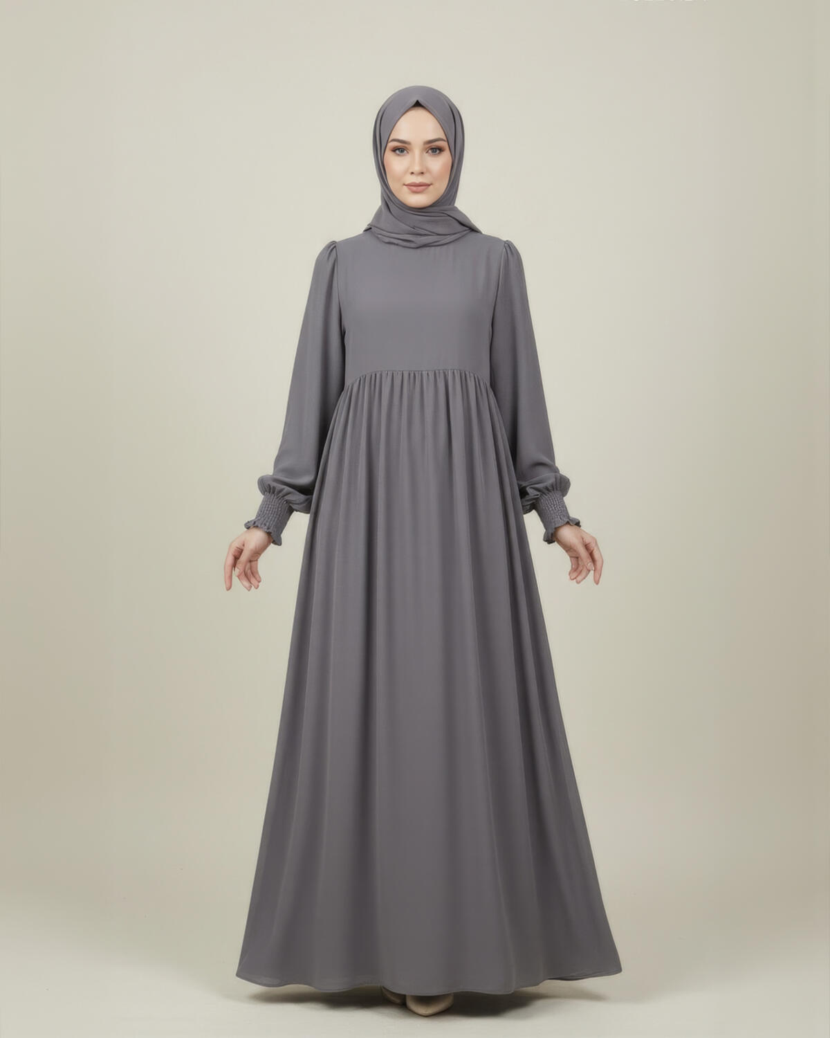 BALON KOL SIRMA ELBİSE