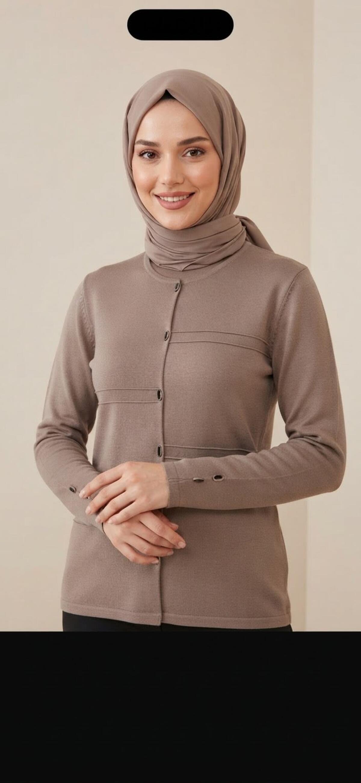 DİKİŞ DETAYLI BLUZ