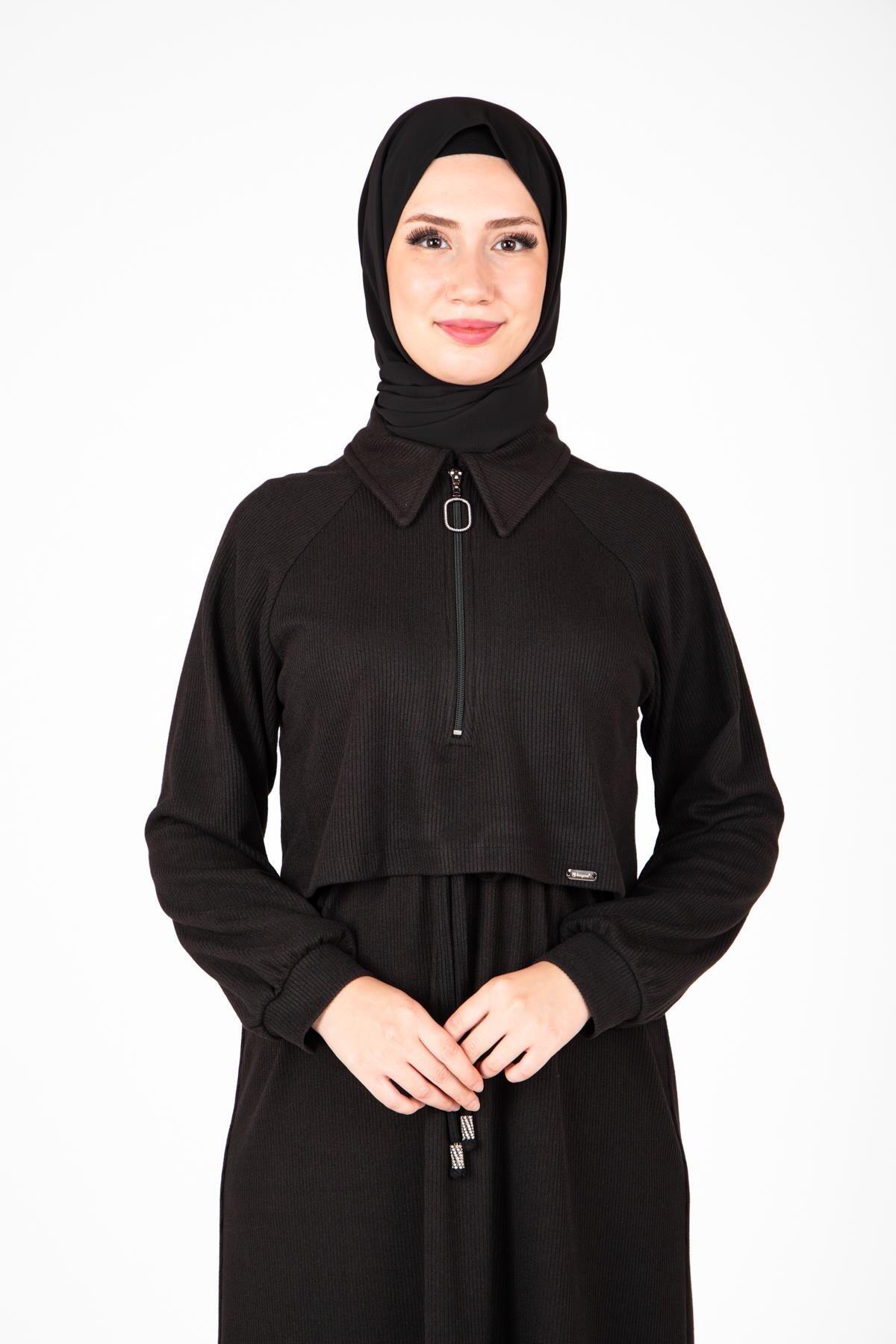 BOLEROLU ÖRME ELBİSE