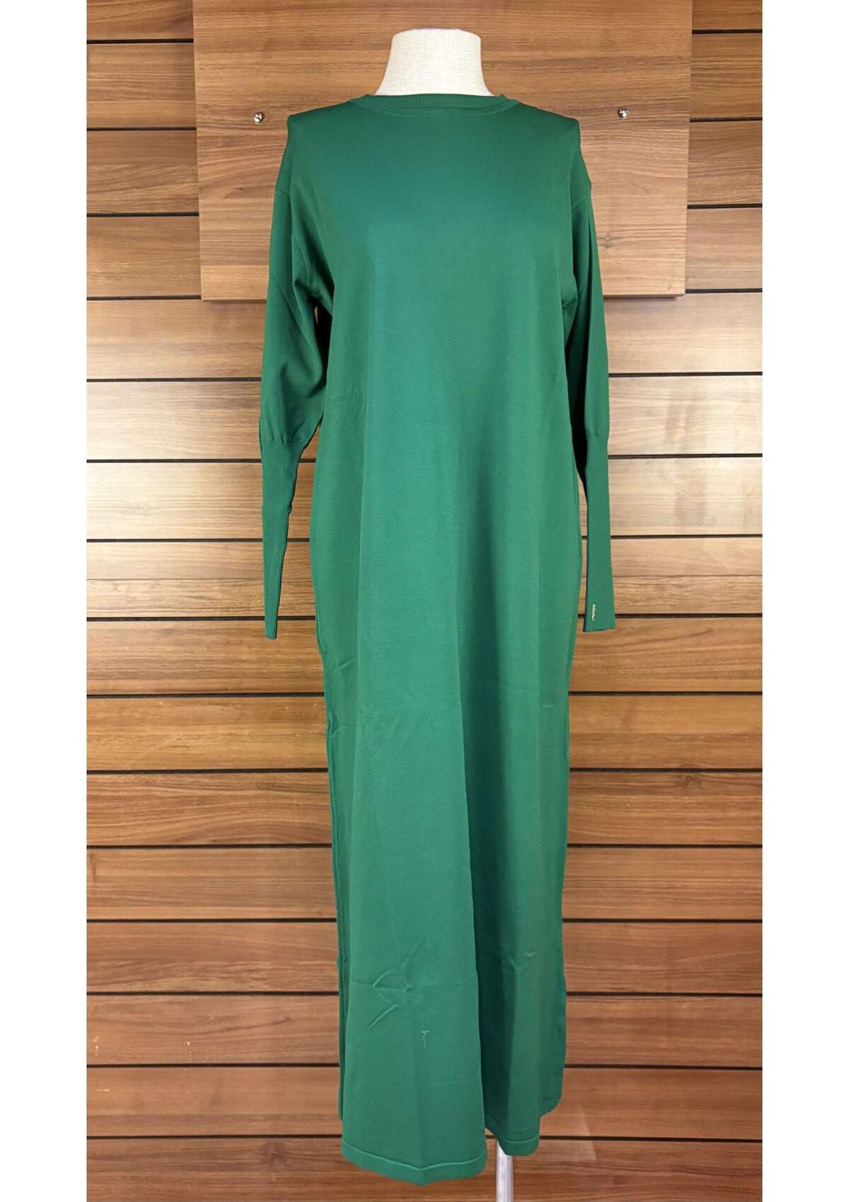 MERSERİZE DÜZ RENK ELBİSE