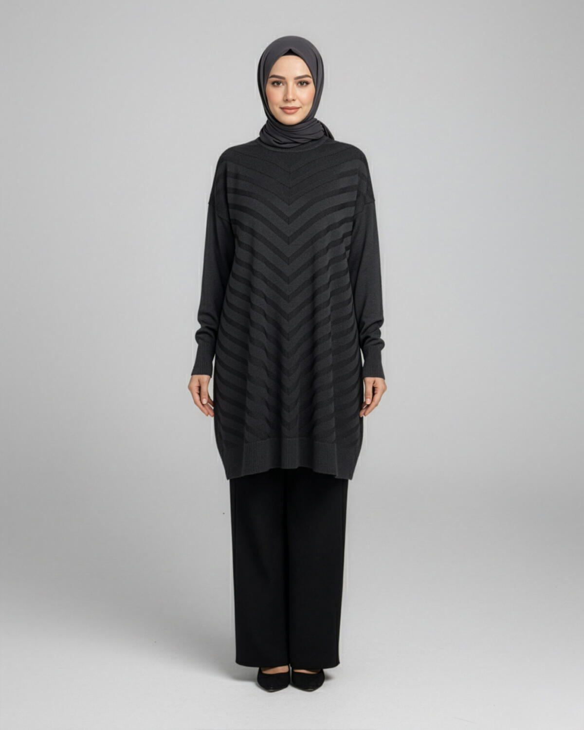 VEREV DESEN UZUN KAZAK