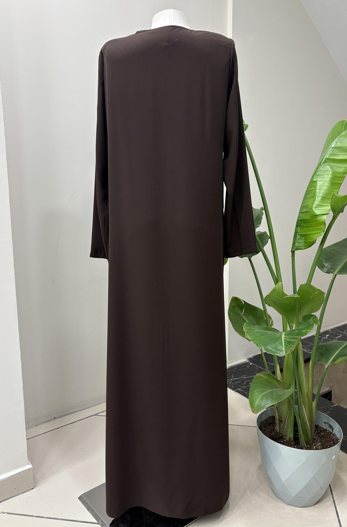 OVAL CEPLİ ÇIT ÇIT DETAYLI FERACE