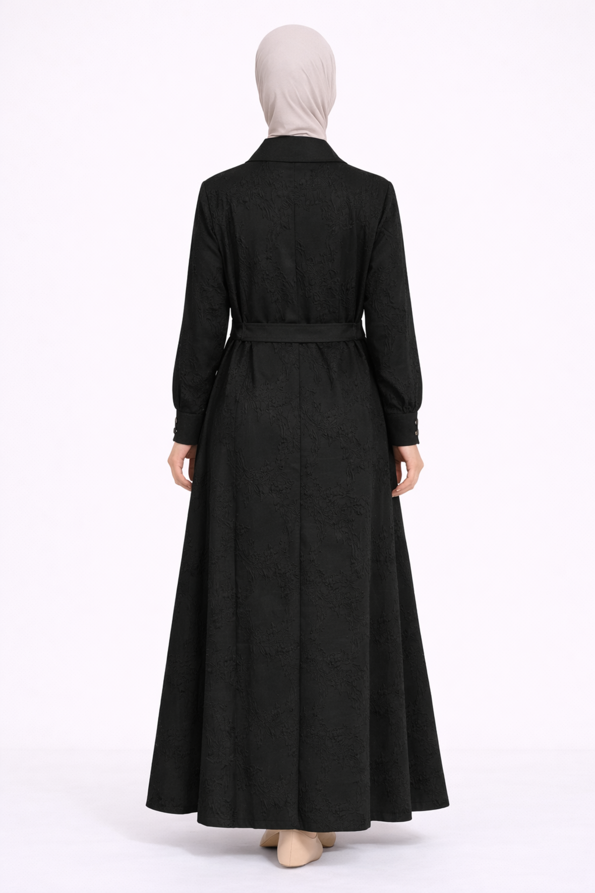 DESENLİ YAN ZIMBA DETAYLI KAP