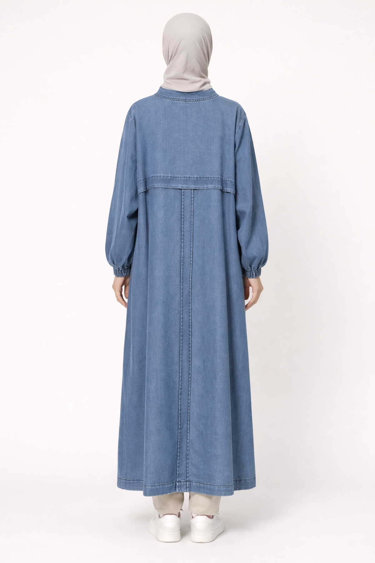 SIRT DETAYLI TENCEL BATTAL KAP