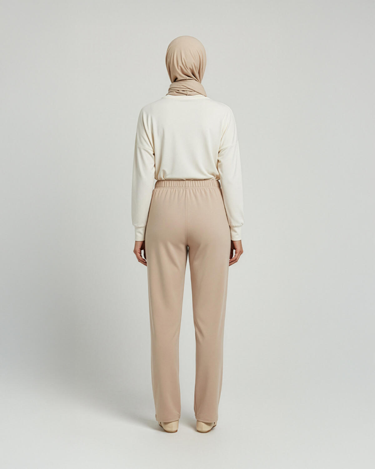 İKİ İPLİK LASTİKLİ PANTOLON