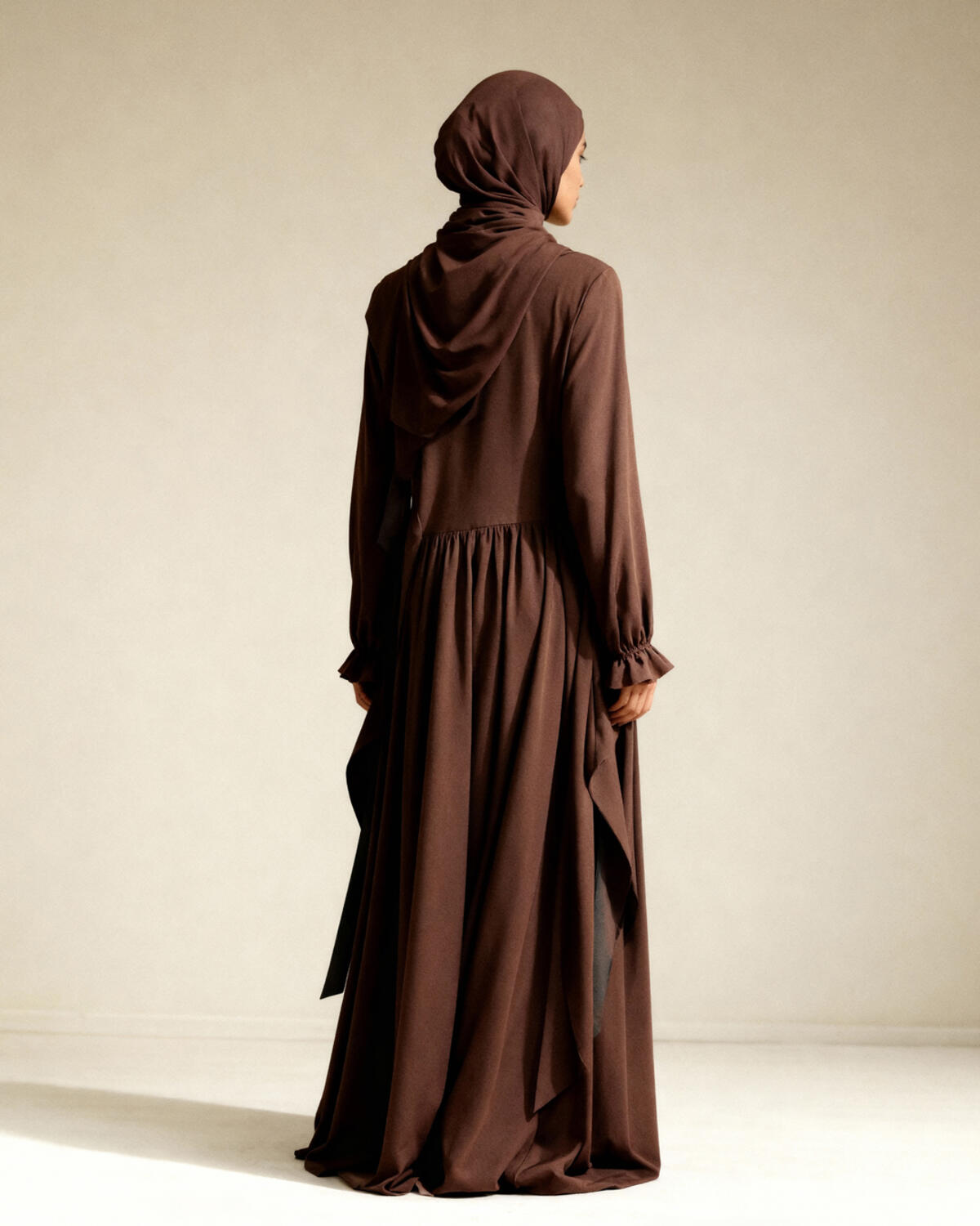 YAN BAĞLAMALI İPEK ELBİSE