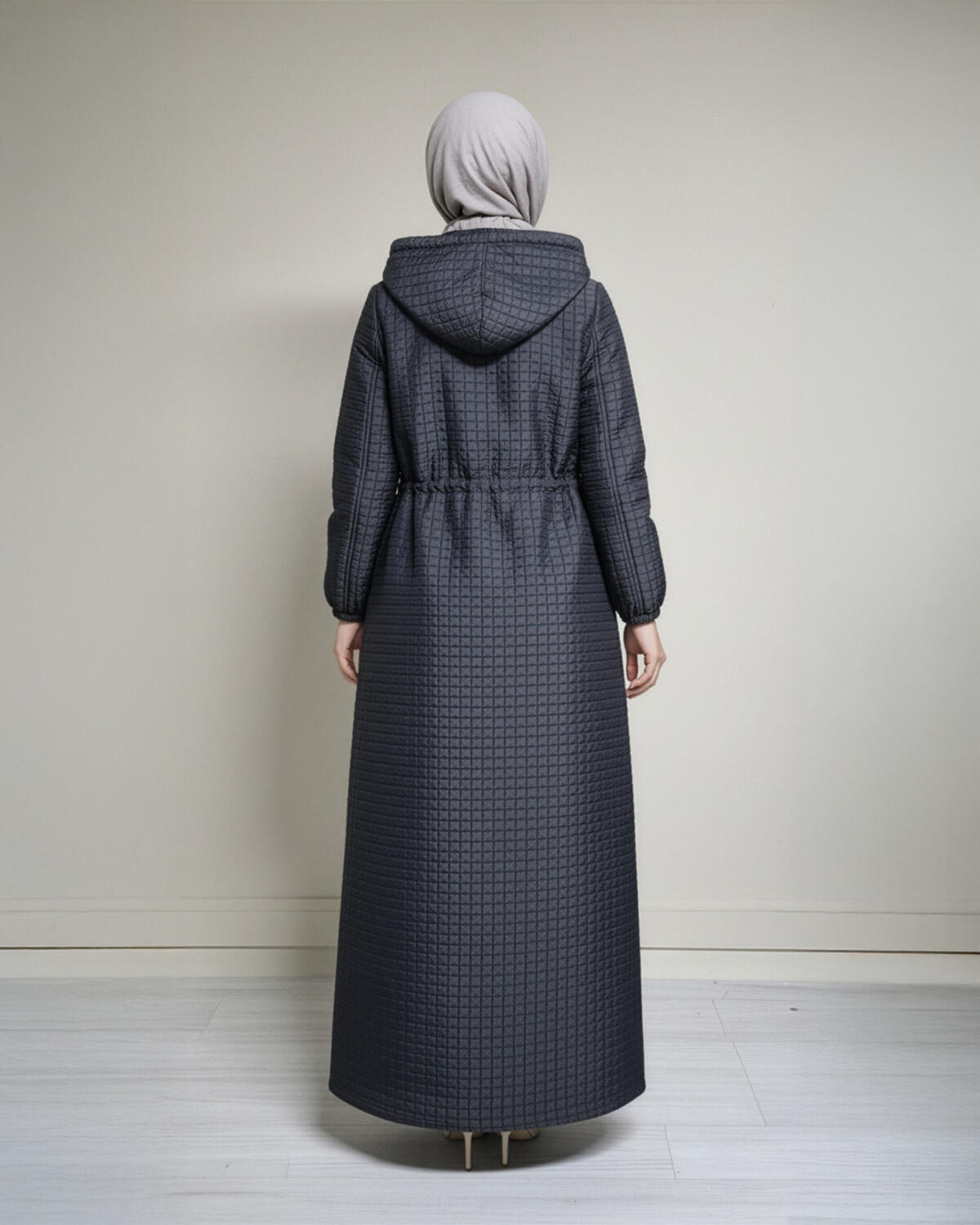 KAPŞONLU BEL BÜZGÜLÜ KAPİTONE MONT KAPŞONLU BEL BÜZGÜLÜ KAPİTONE MONT