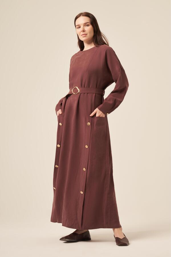 METAL KEMERLİ TOKALI ELBİSE