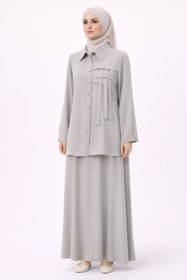 CEP TAŞLI ETEKLİ TAKIM