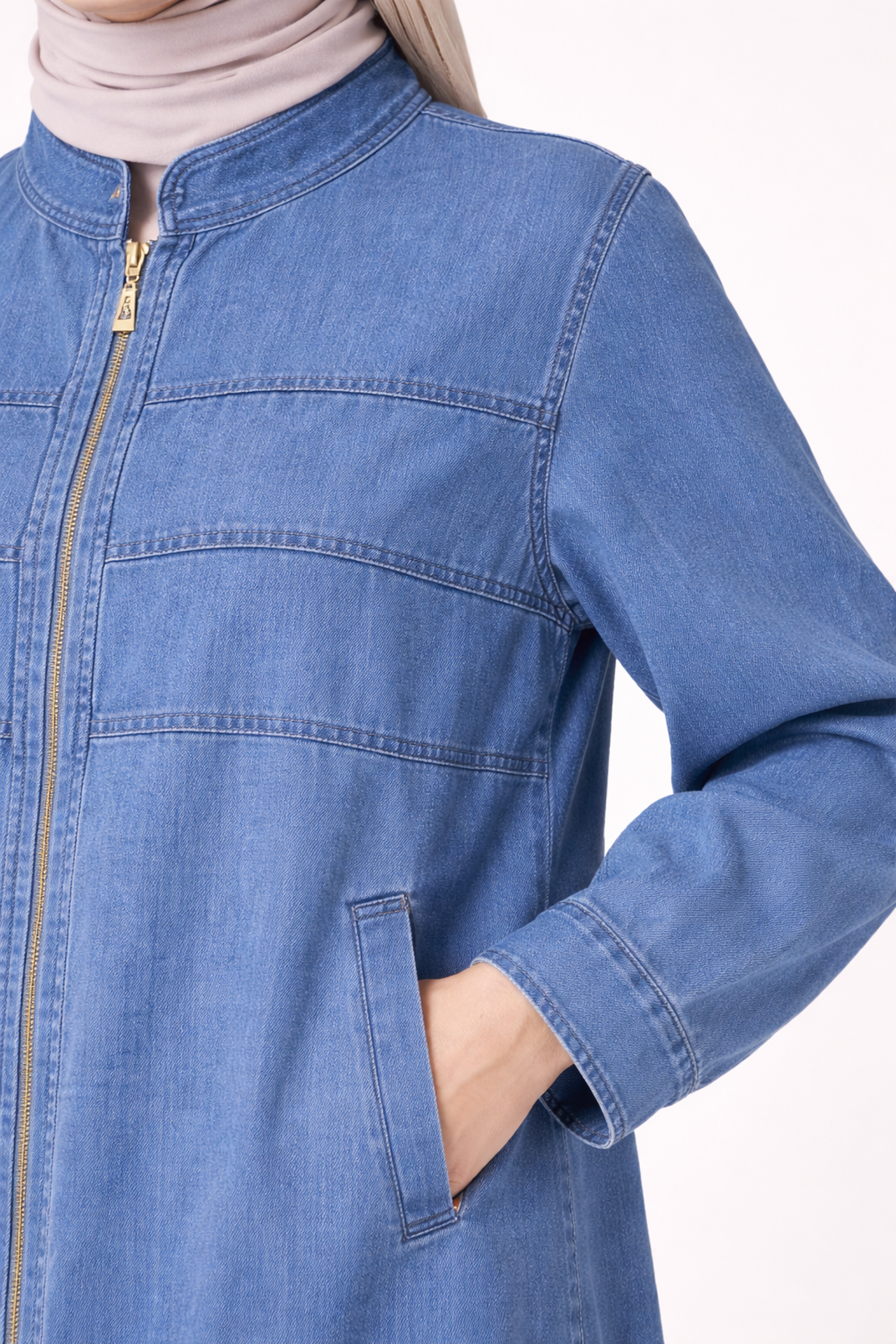 ÖN KESİKLİ TENCEL KAP