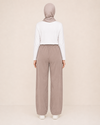 LASTİKLİ TENCEL PANTOLON