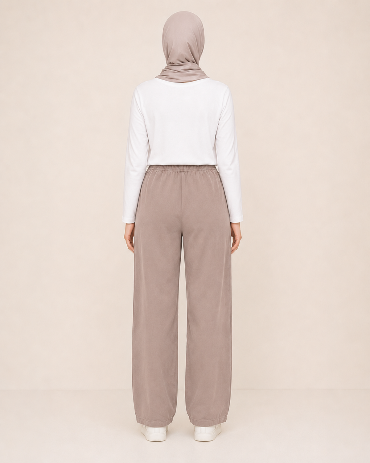LASTİKLİ TENCEL PANTOLON